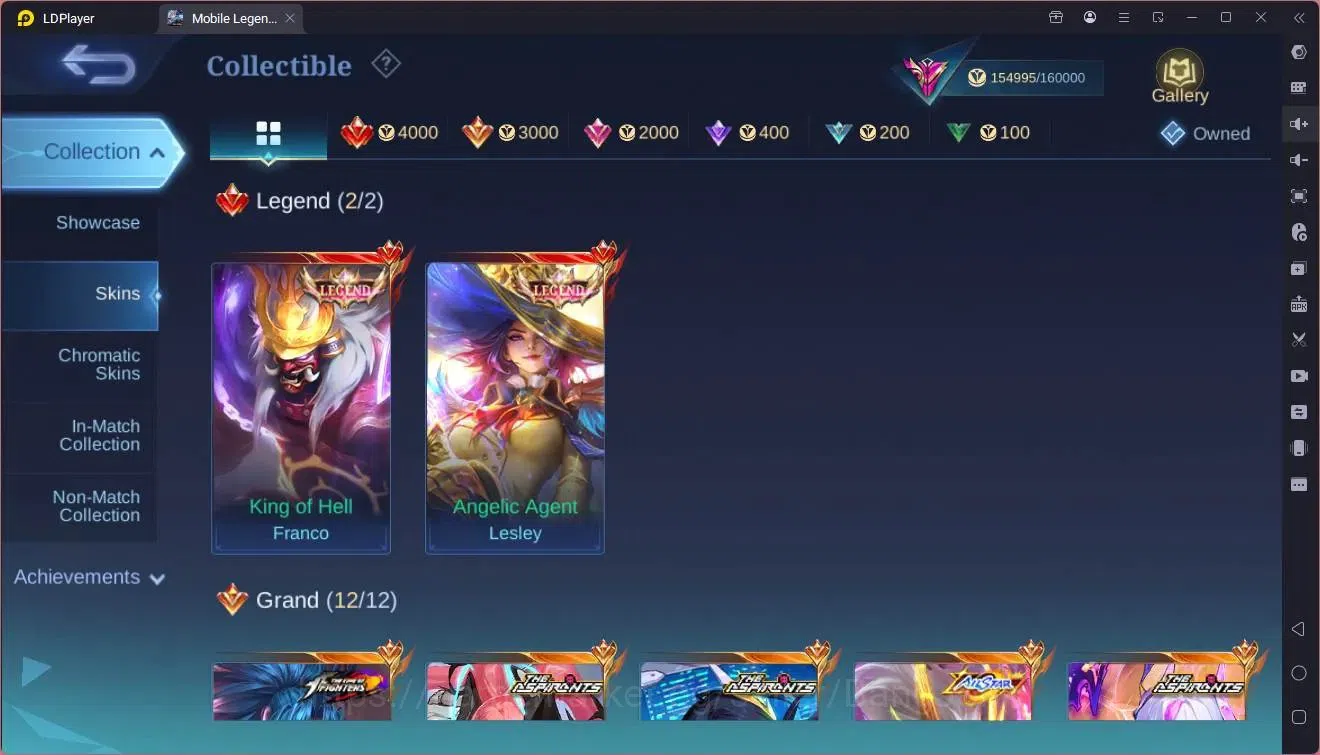 Mobile Legends: Bang Bang Accounts Global|Hero 133|Skin 440|Exalted|Legend Franco,Les image 7