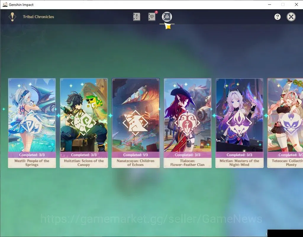 Genshin Impact Accounts ASIA|AR 56|7 Limited+1(*5Weapon)|Skirk,Flins,Yelan image 14