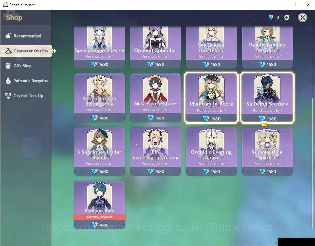Genshin Impact Accounts ASIA|AR 56|7 Limited+1(*5Weapon)|Skirk,Flins,Yelan image 4