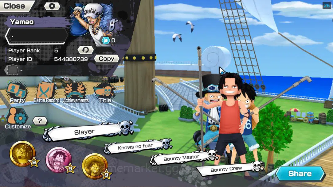 One Piece Bounty Rush Accounts Global | EX 4 |TFE D.Luffy,Strongest Creature Aliv image 11