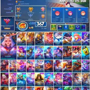 Mobile Legends: Bang Bang Collector #3474 367 Skins | Legend Lunox | Collector Lapu-La image 1
