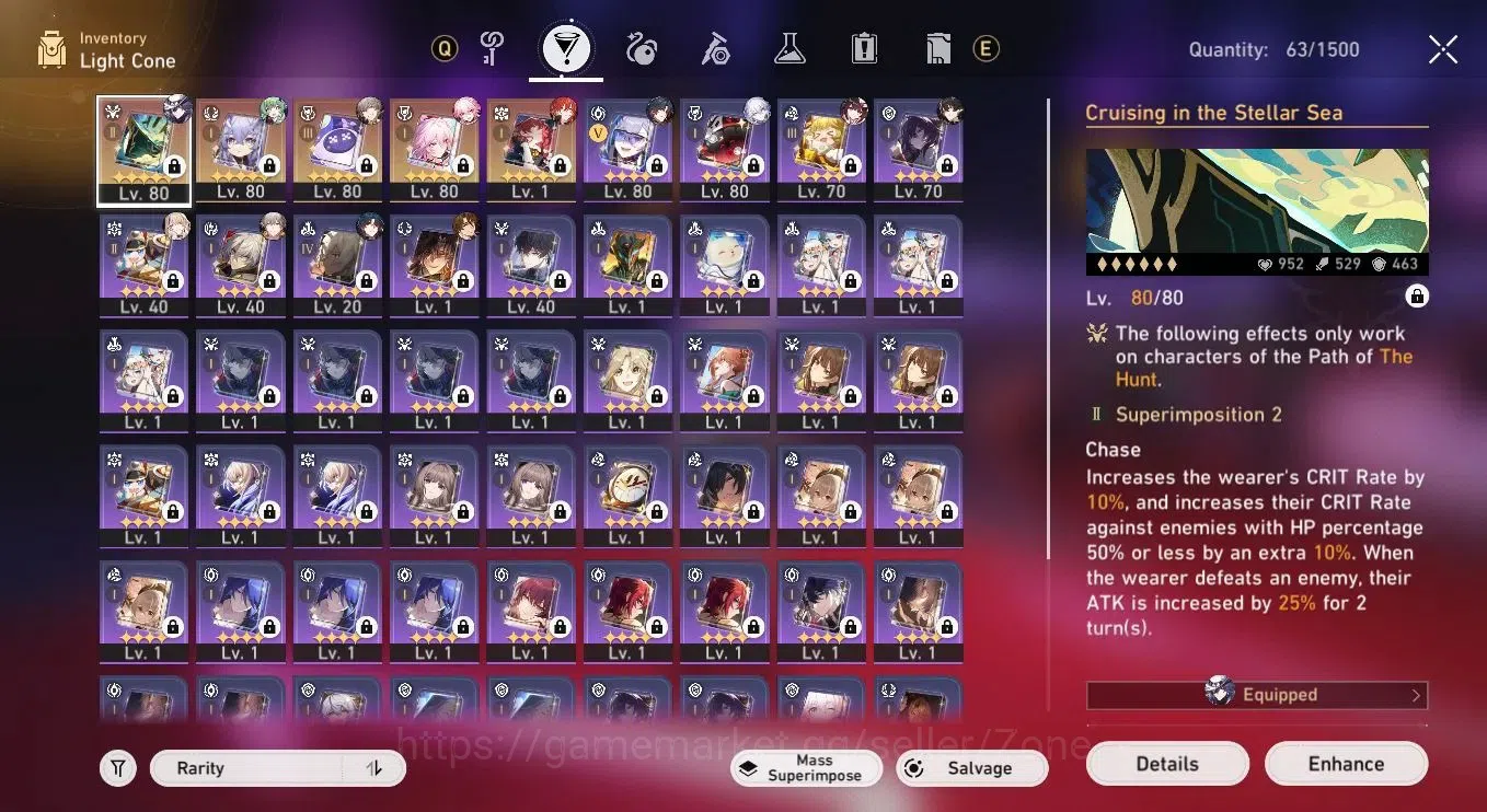 Honkai Star Rail Accounts End Game 3