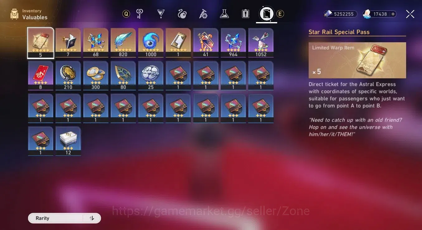 Honkai Star Rail Accounts End Game 9