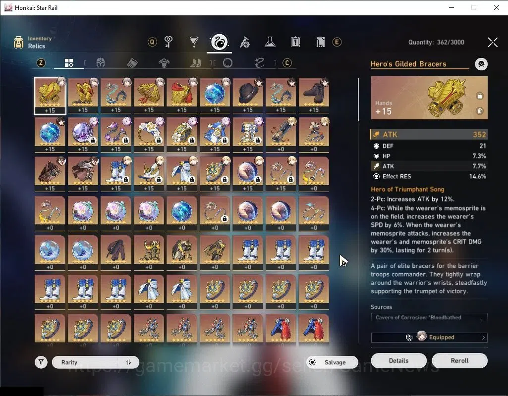 Honkai Star Rail Accounts Asia|TL 62|9 Limited|(Castorice,Saber)+Sign,Dante, image 7