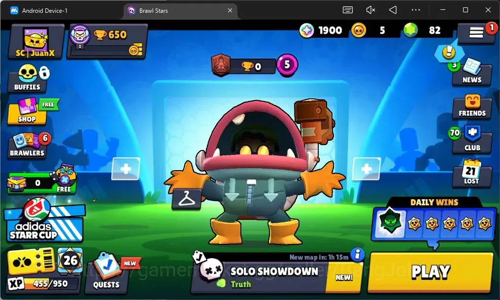 Brawl Stars Accounts Global|650 Trophy|15 Brawler|3 Max Hypercharge(She image 1