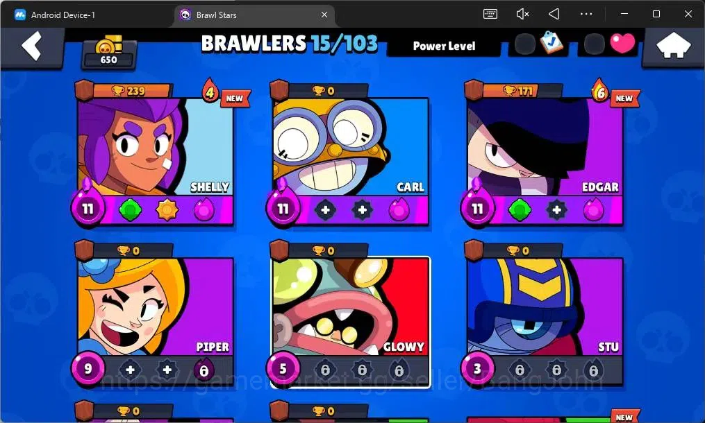 Brawl Stars Accounts Global|650 Trophy|15 Brawler|3 Max Hypercharge(She image 5