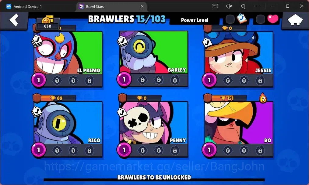Brawl Stars Accounts Global|650 Trophy|15 Brawler|3 Max Hypercharge(She image 7