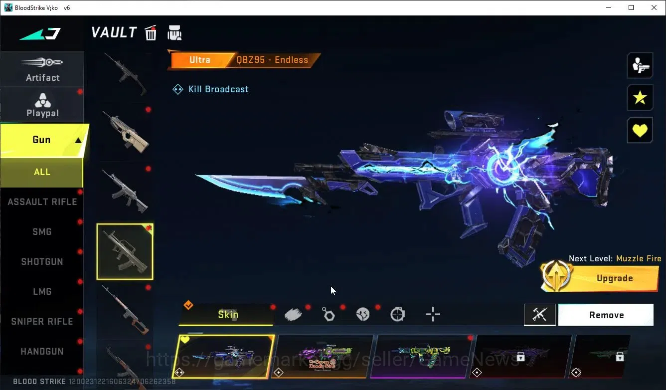 Blood Strike Accounts ASIA|COLLAB 7DS Karl98,QBZ95-Darkness|9 ULTRA[Etha image 13