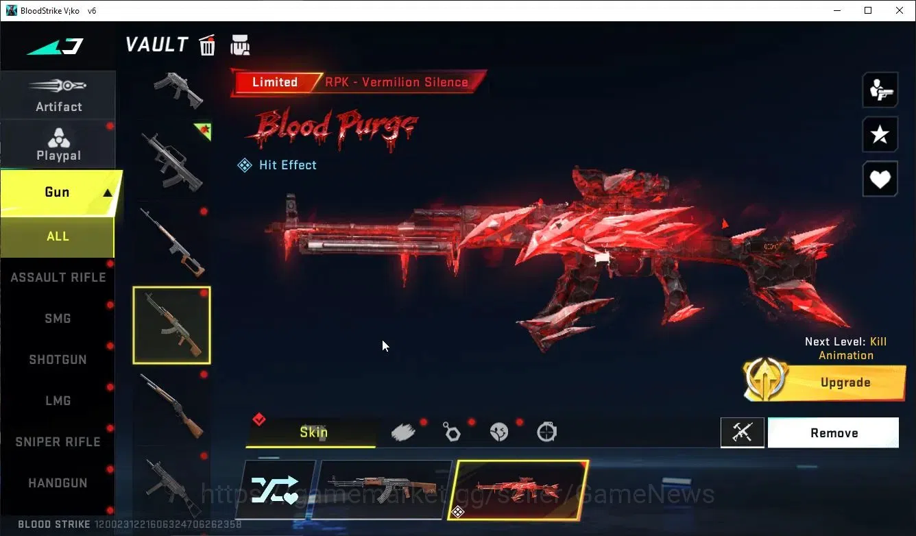 Blood Strike Accounts ASIA|COLLAB 7DS Karl98,QBZ95-Darkness|9 ULTRA[Etha image 14