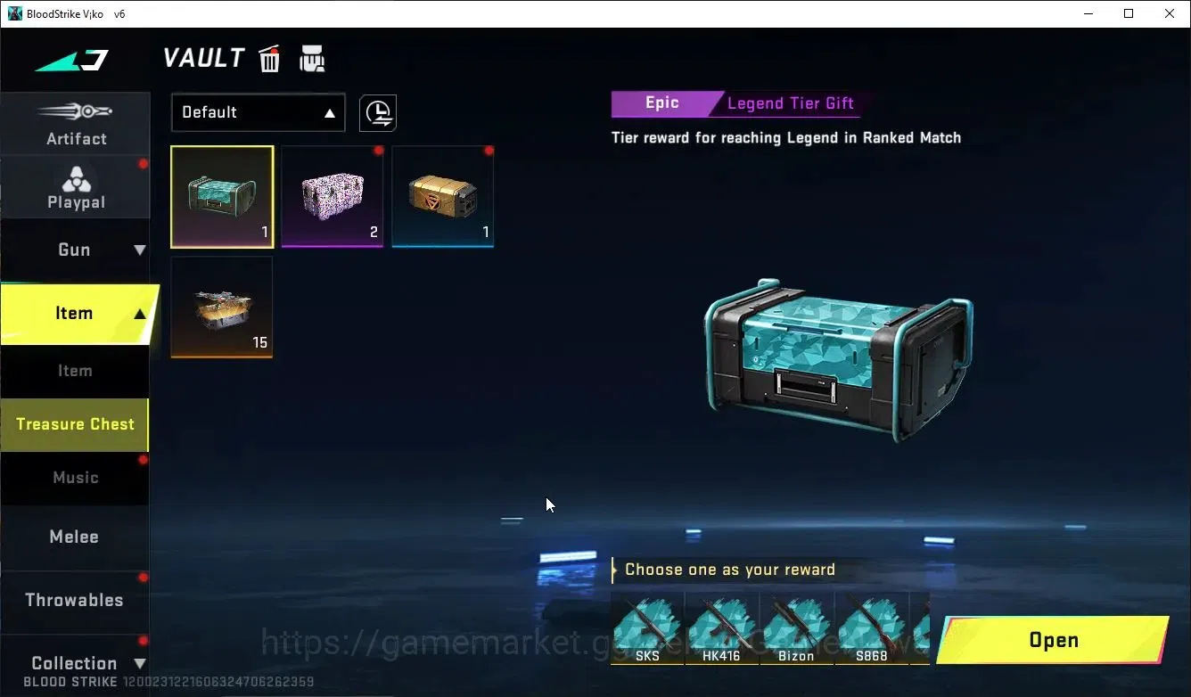 Blood Strike Accounts ASIA|COLLAB 7DS Karl98,QBZ95-Darkness|9 ULTRA[Etha image 17