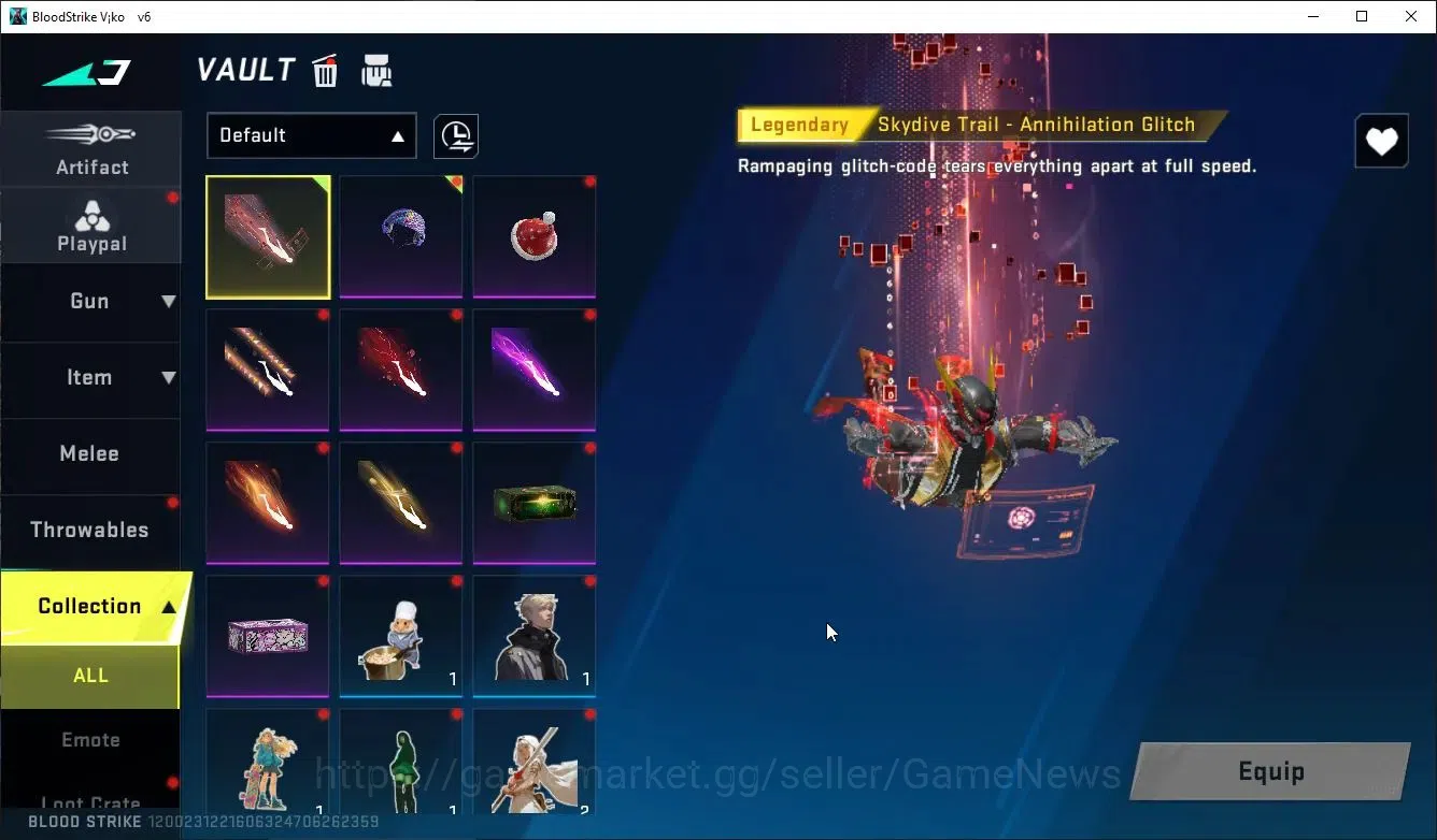 Blood Strike Accounts ASIA|COLLAB 7DS Karl98,QBZ95-Darkness|9 ULTRA[Etha image 18