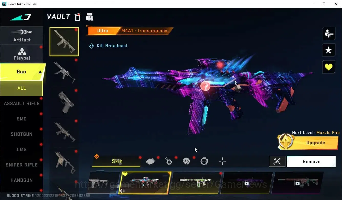 Blood Strike Accounts ASIA|COLLAB 7DS Karl98,QBZ95-Darkness|9 ULTRA[Etha image 9