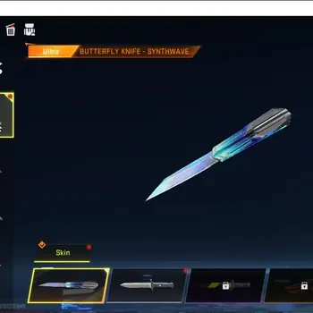 Blood Strike Accounts Rare Skin Asia|Meele Ultra Burterfly Knife Synthwave|Ultra FAL Luchador Lv2,Spike Twilight|Legendary