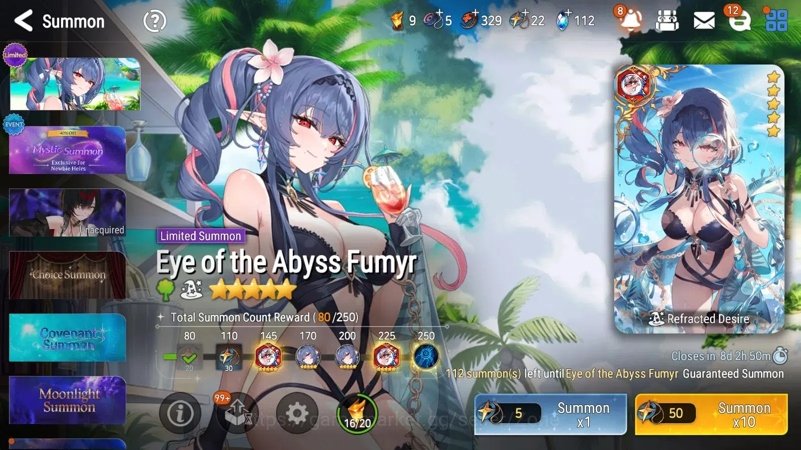 Epic Seven Accounts High-End Global unver|10ML (Straze, SSez, ARavi, RViolet, LCBellona Etc.)eye fumyr sight|PoH ON|Stigma 10