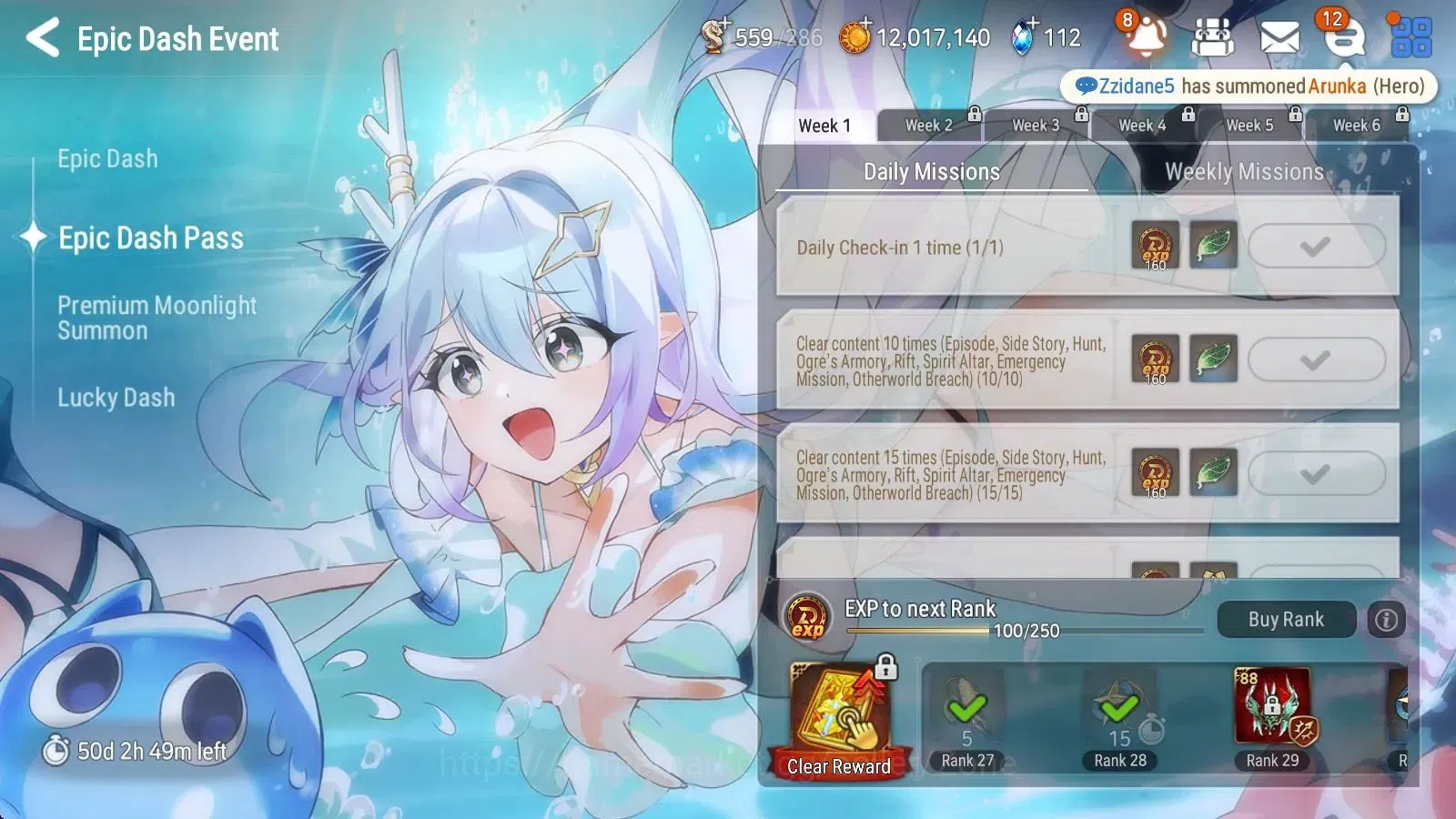 Epic Seven Accounts High-End Global unver|10ML (Straze, SSez, ARavi, RViolet, LCBellona Etc.)eye fumyr sight|PoH ON|Stigma 13