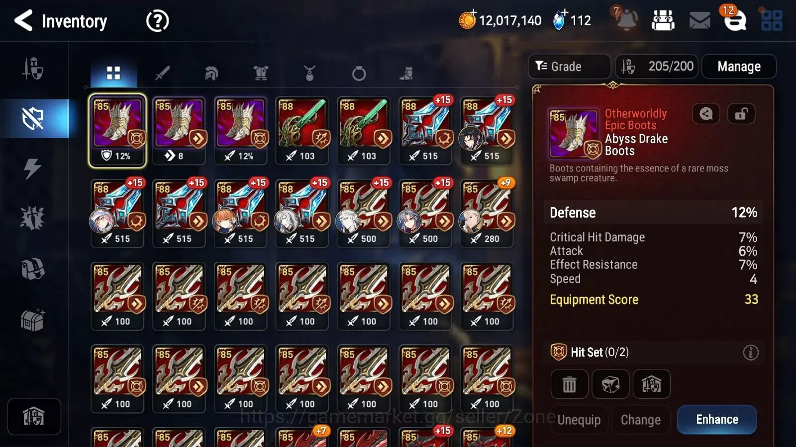 Epic Seven Accounts High-End Global unver|10ML (Straze, SSez, ARavi, RViolet, LCBellona Etc.)eye fumyr sight|PoH ON|Stigma 16