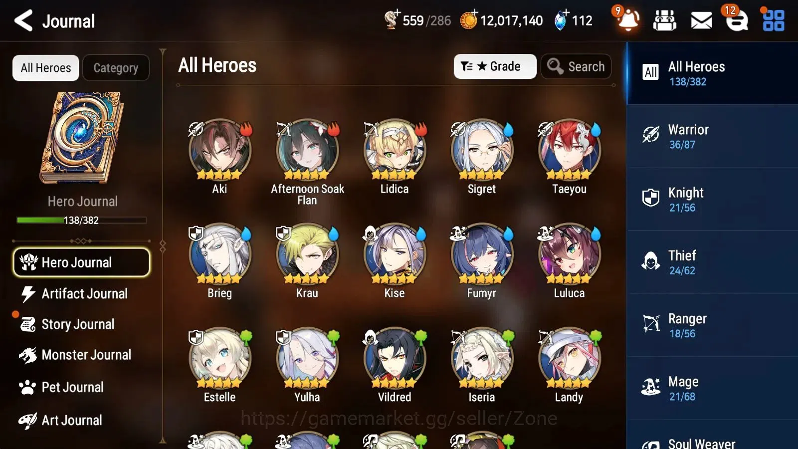 Epic Seven Accounts High-End Global unver|10ML (Straze, SSez, ARavi, RViolet, LCBellona Etc.)eye fumyr sight|PoH ON|Stigma 4
