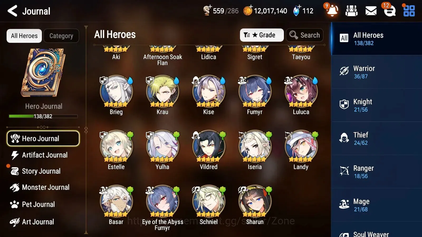Epic Seven Accounts High-End Global unver|10ML (Straze, SSez, ARavi, RViolet, LCBellona Etc.)eye fumyr sight|PoH ON|Stigma 5