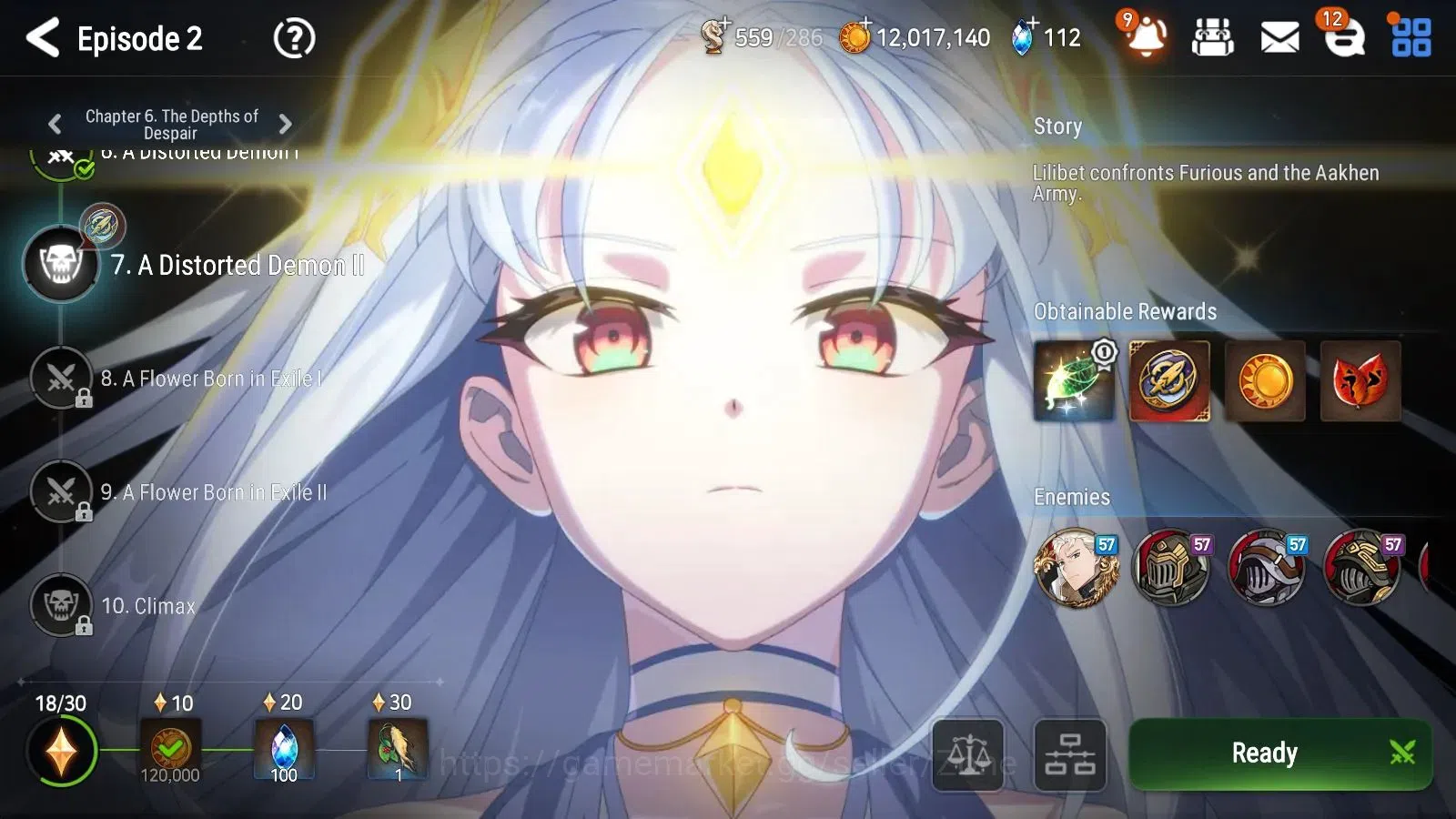 Epic Seven Accounts High-End Global unver|10ML (Straze, SSez, ARavi, RViolet, LCBellona Etc.)eye fumyr sight|PoH ON|Stigma 8