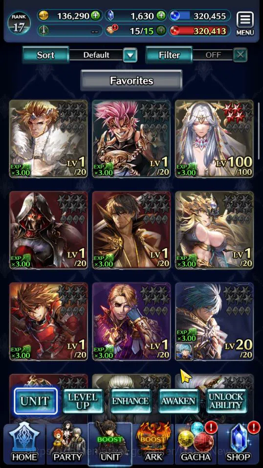 Last Cloudia Accounts Low-End GLOBAL | Rank 17 | Spirit Maiden Sera,Goddess Lilaha,POG Zero,Knight Mauna,E Soleil,etc | 3