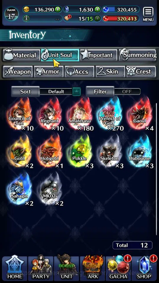Last Cloudia Accounts Low-End GLOBAL | Rank 17 | Spirit Maiden Sera,Goddess Lilaha,POG Zero,Knight Mauna,E Soleil,etc | 3 12