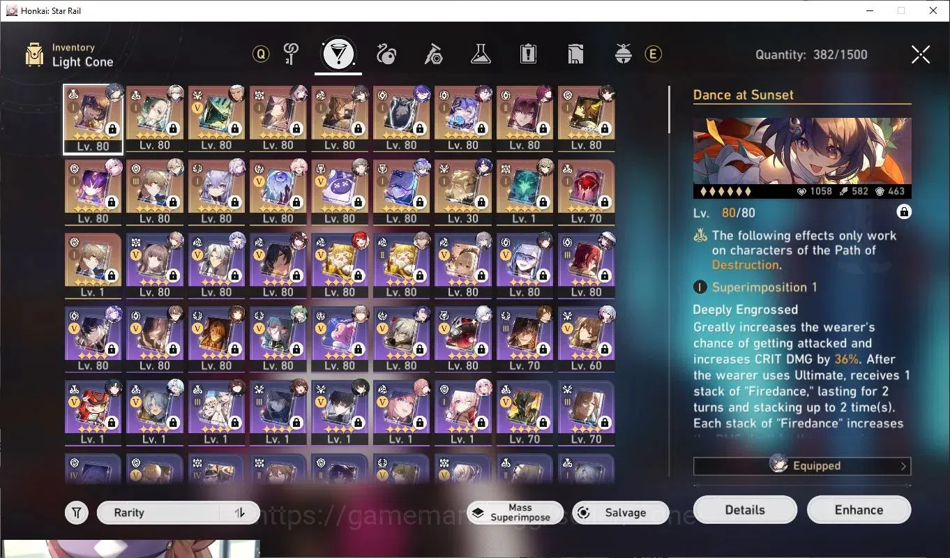 Honkai Star Rail Accounts Mid Game ASIA|TL70|13x L80 Limited 5-star incl Jingliu, Blade, Dan Heng IL, Fu Xuan, Luocha 10