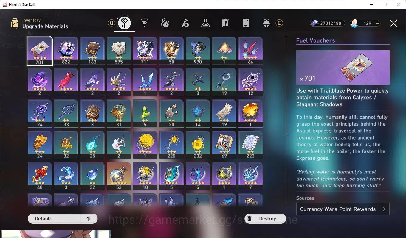 Honkai Star Rail Accounts Mid Game ASIA|TL70|13x L80 Limited 5-star incl Jingliu, Blade, Dan Heng IL, Fu Xuan, Luocha 11