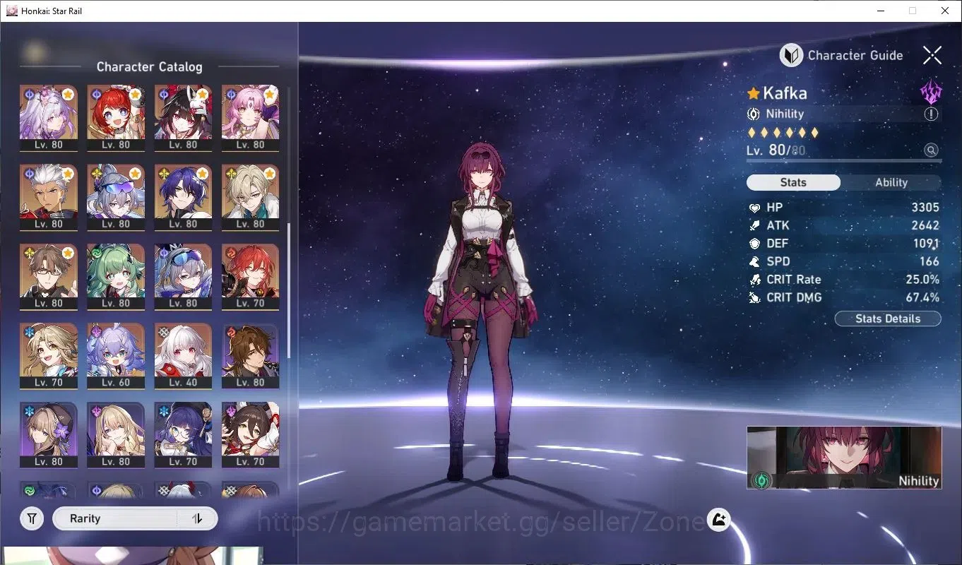 Honkai Star Rail Accounts Mid Game ASIA|TL70|13x L80 Limited 5-star incl Jingliu, Blade, Dan Heng IL, Fu Xuan, Luocha 2