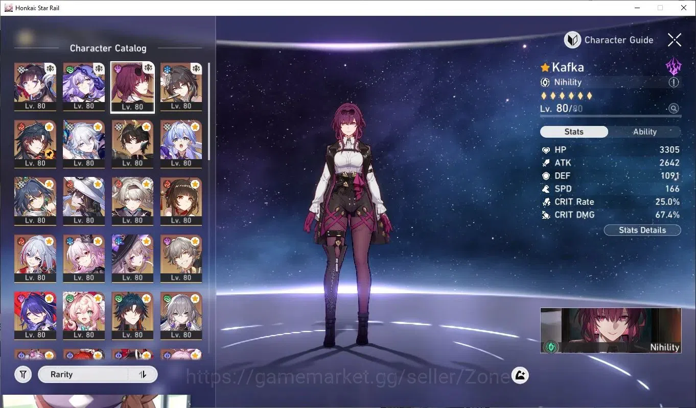 Honkai Star Rail Accounts Mid Game ASIA|TL70|13x L80 Limited 5-star incl Jingliu, Blade, Dan Heng IL, Fu Xuan, Luocha 3