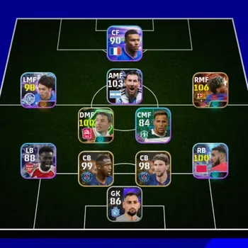 eFootball Accounts Legends & Iconic Players Mobile |PW 2923|BIGT LamineYamal,Epic VanBommel,Shwt Yamal Mazraouil Ando
