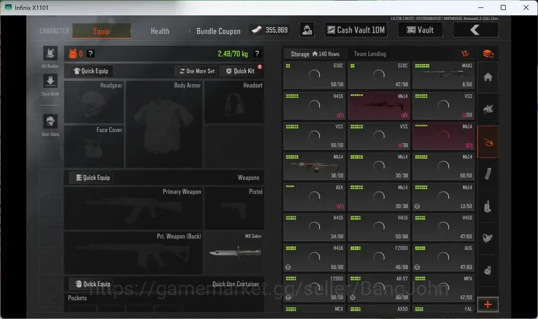 Arena Breakout Accounts Others Mobile | LV 30 | SV 23.7 M | CV 10 M | Combust FAMAS, Graffiti AK-102, G T951, Corpo Set 4