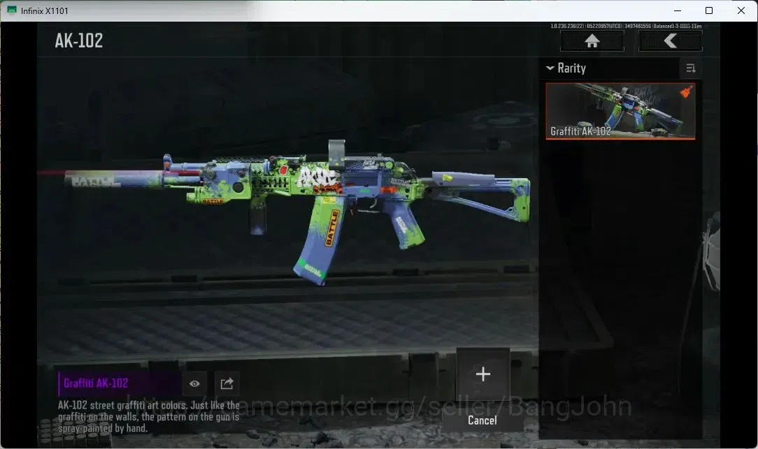Arena Breakout Accounts Others Mobile | LV 30 | SV 23.7 M | CV 10 M | Combust FAMAS, Graffiti AK-102, G T951, Corpo Set 9