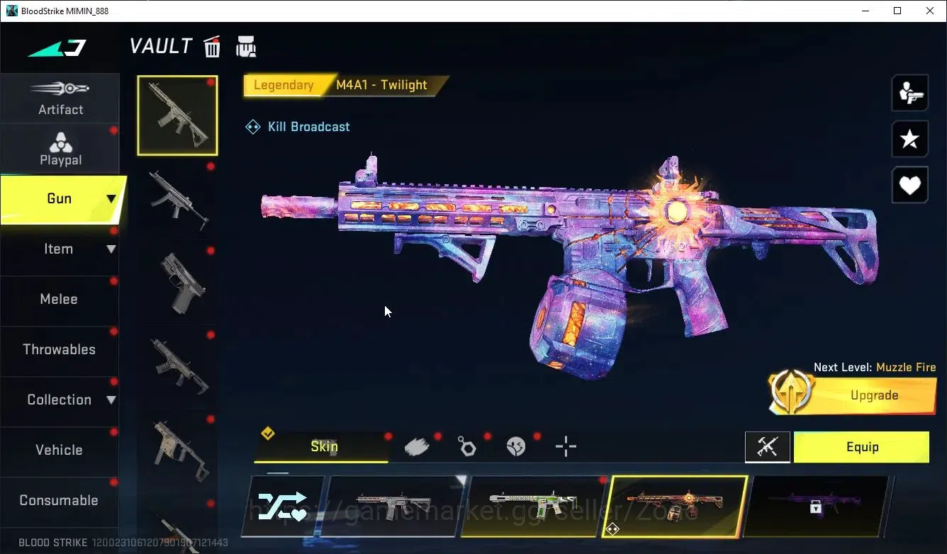 Blood Strike Accounts High-End ASIA|3 ULTRA[M700-Boitata Lv3,BLAST,ETHAN]|ULTRA Aircraft-Plumecrest Lion King|7 10