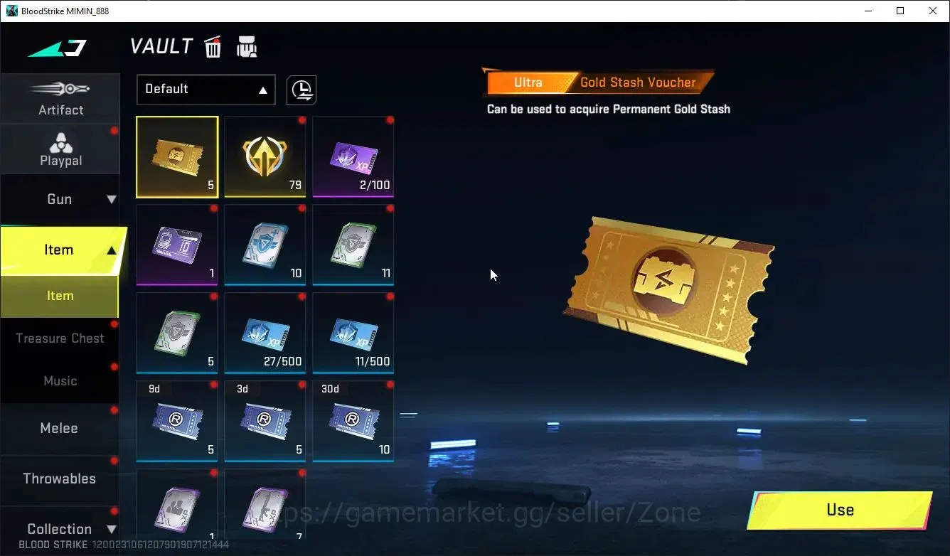 Blood Strike Accounts High-End ASIA|3 ULTRA[M700-Boitata Lv3,BLAST,ETHAN]|ULTRA Aircraft-Plumecrest Lion King|7 15