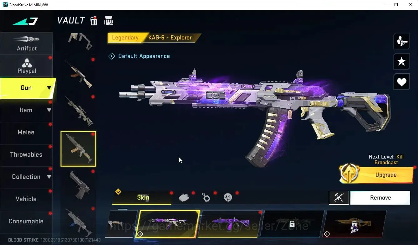 Blood Strike Accounts High-End ASIA|3 ULTRA[M700-Boitata Lv3,BLAST,ETHAN]|ULTRA Aircraft-Plumecrest Lion King|7 8