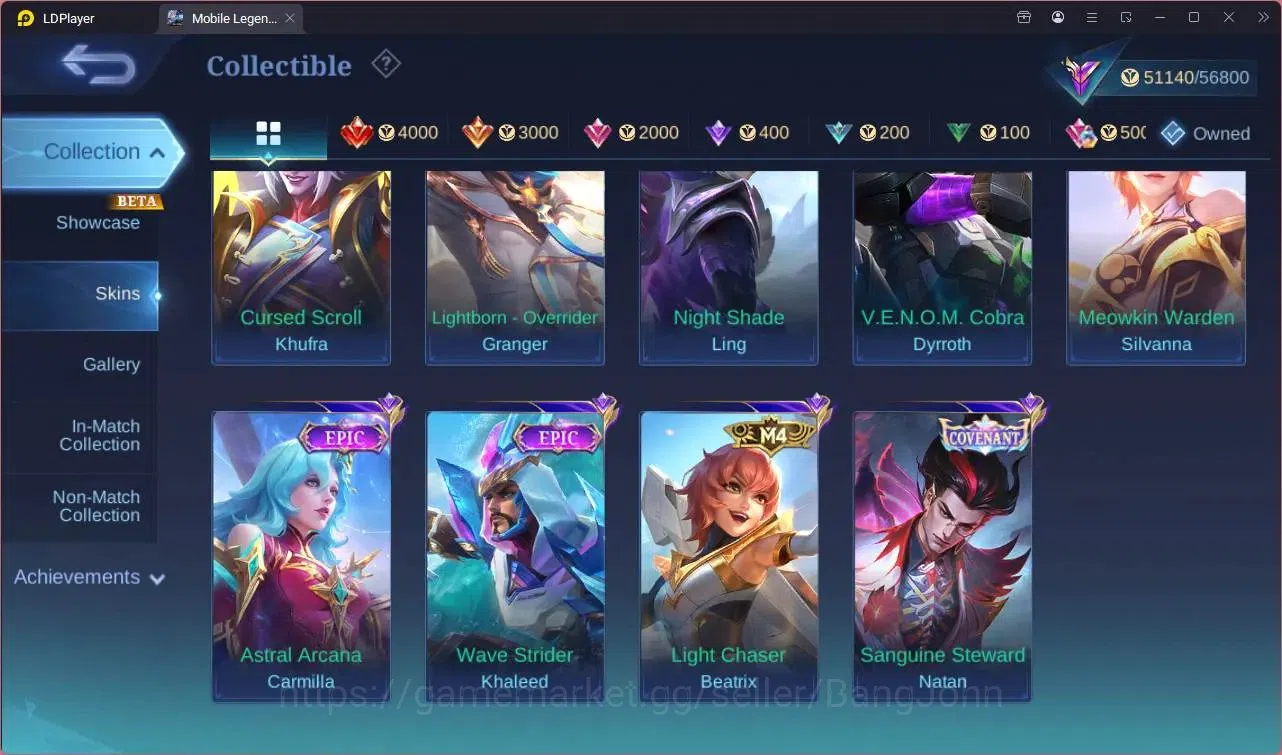 Mobile Legends: Bang Bang Accounts Global |Hero 114|Skin 188|Renowned|Naruto Haya,GS| image 15