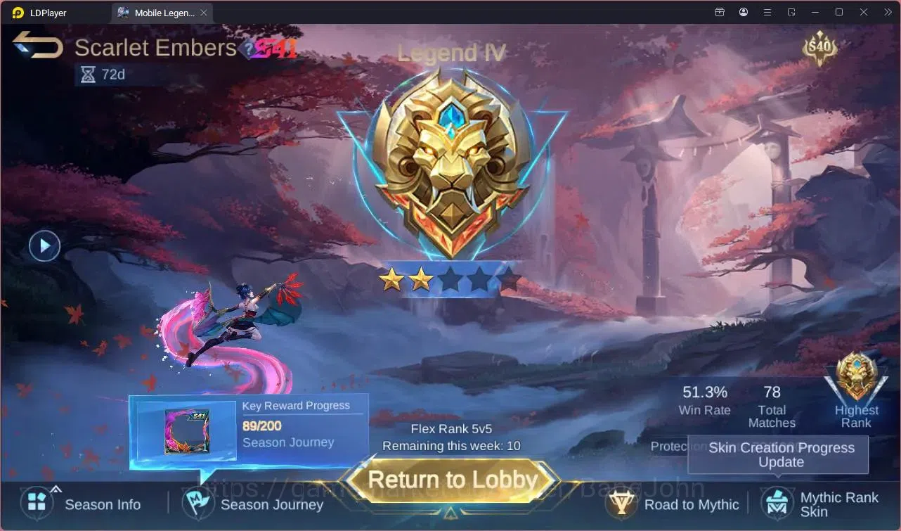 Mobile Legends: Bang Bang Accounts Global |Hero 114|Skin 188|Renowned|Naruto Haya,GS| image 17
