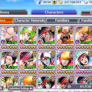 Bleach: Brave Souls Accounts Mid-Tier Global|20K Orb|Fresh All Story|UnleashedVer Halibel,Valentin24 Mashiro,Fierce