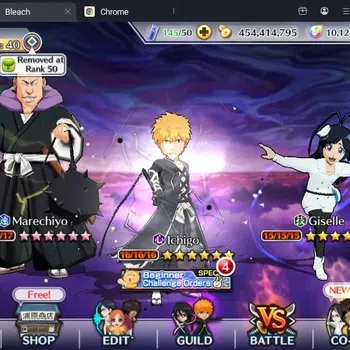 Bleach: Brave Souls Accounts Starter Global |131K BP+10K Orb|Fresh Story|38 BSS,11 *4/*5,1 *5,2 *6 Vol.2