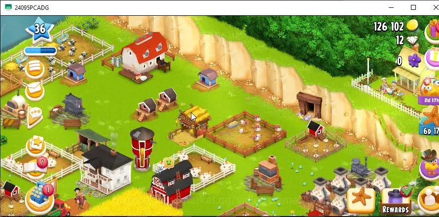 Hay Day Accounts Level 36 | Barn Storage 1000 + Silo Storage 500 | 127,4k Coins,8 Dm |CN ON|Log Supercell ID|Take 2
