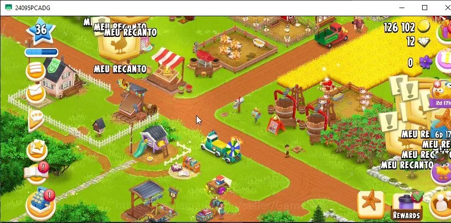 Hay Day Accounts Level 36 | Barn Storage 1000 + Silo Storage 500 | 127,4k Coins,8 Dm |CN ON|Log Supercell ID|Take 4