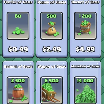 Clash Royale Top Up Gems clash royale jems pack
