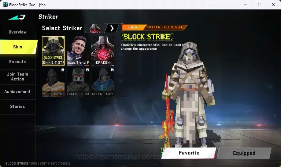 Blood Strike Accounts ASIA | 1 ETERNAL STRIKER: ZERO-Odashadow|1 EVA GUN image 13