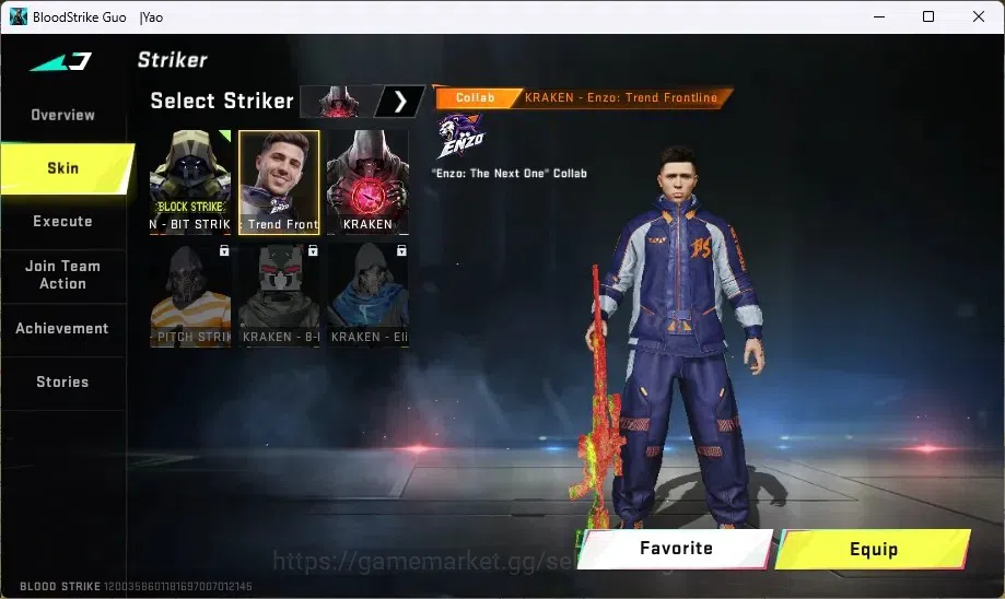 Blood Strike Accounts ASIA | 1 ETERNAL STRIKER: ZERO-Odashadow|1 EVA GUN image 14