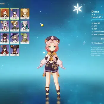 Genshin Impact Starter ASIA STARTER|AR 28|2 Limited Mavuika,Furina|DB+USN image 1