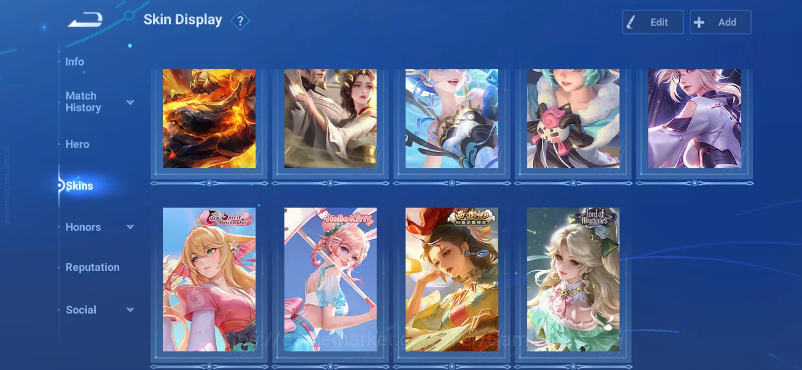 Honor of Kings Accounts GIRL ACC ➤ 200 SKINS | 2 Flawless : Elsa, XiaoQiao image 2