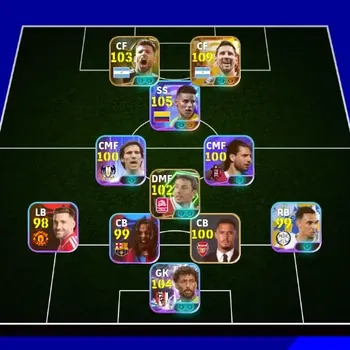 eFootball Accounts Legends & Iconic Players Android|PW 3156|Lionel Messi BigT,James Rodriguez ShowT,Vozinha ShowT,Sergio