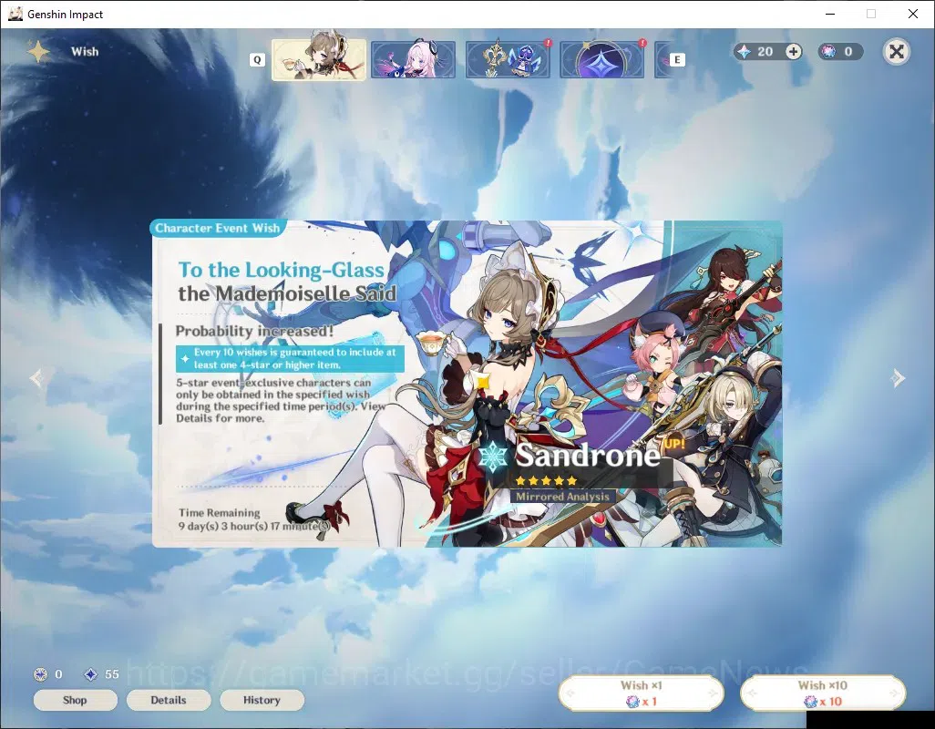 Genshin Impact Accounts Others ASIA|AR 52|3 Limited+2(5*Weapon)|,Kamisato Ayaka,Furina,Arlecchino|Standart Jean,Qiqi|Male 12