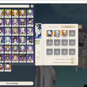 Genshin Impact Accounts Others ASIA|AR 52|3 Limited+2(5*Weapon)|,Kamisato Ayaka,Furina,Arlecchino|Standart Jean,Qiqi|Male