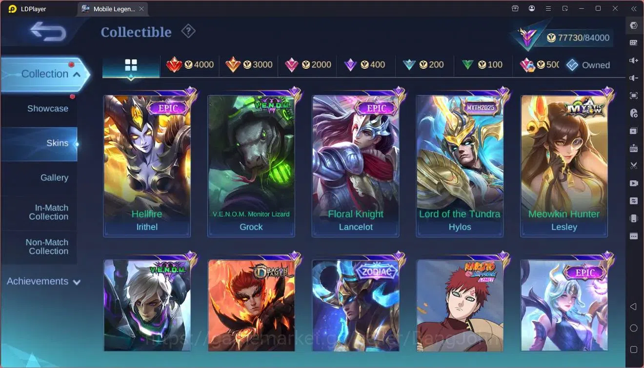 Mobile Legends: Bang Bang Accounts Global|Hero 132|Skin 315|Renowned|Prime Beatrix,YZ image 16